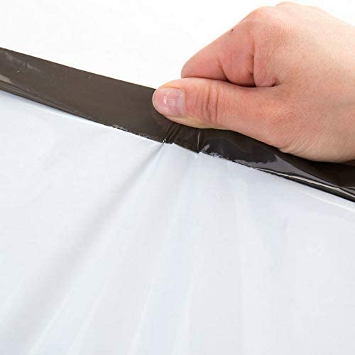 Tamper Proof White Courier Bag 25x35cm Self Adhesive Seal Packaging Pouch 30mic Each - Image 4